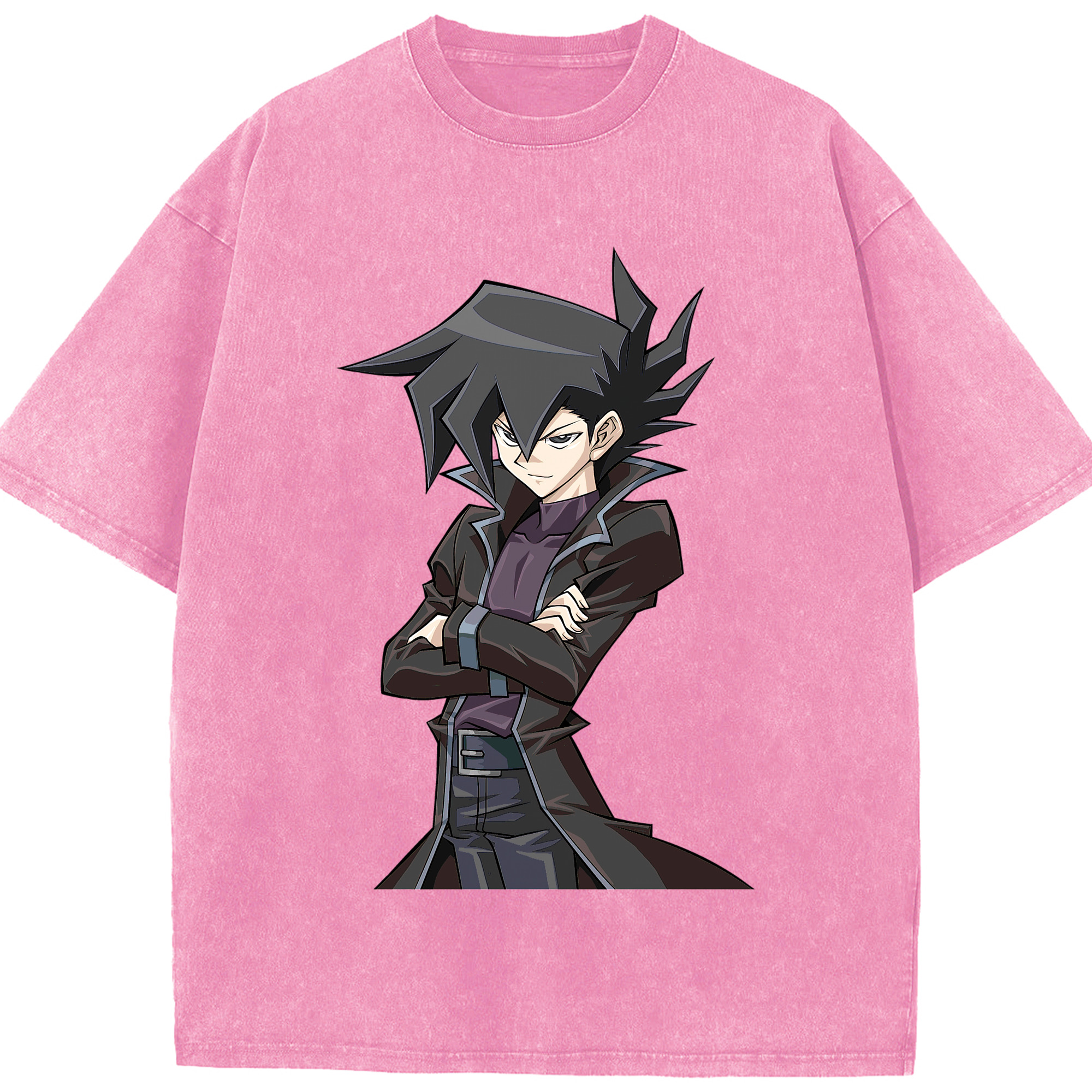 （画像用） 遊☆戯☆王 Yu-Gi-Oh! 綿100% ヴィンテージ風 半袖Tシャツ（フロントプリント）